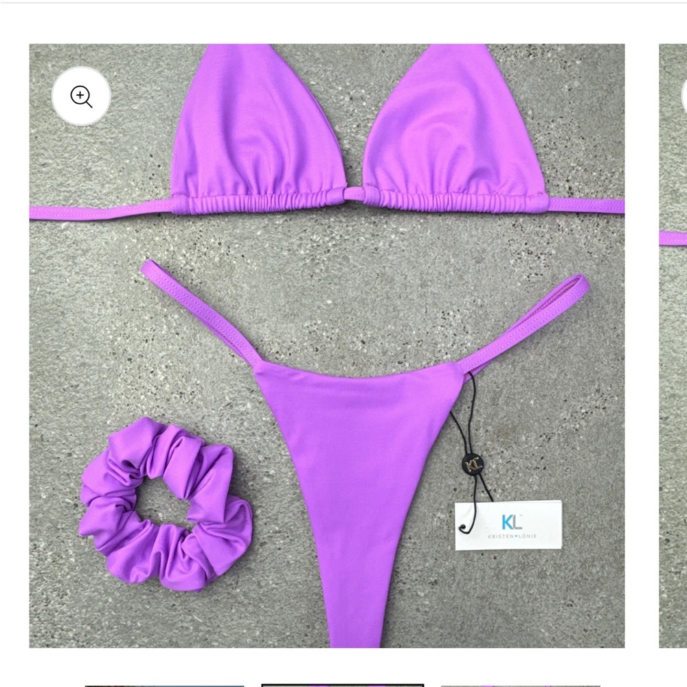 Vibrant Purple Bikini Set